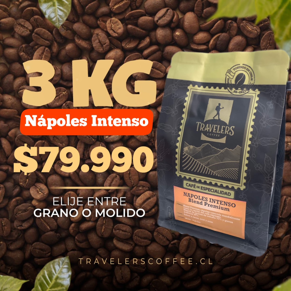 Café 3 Kilos Nápoles Intenso Blend Premium