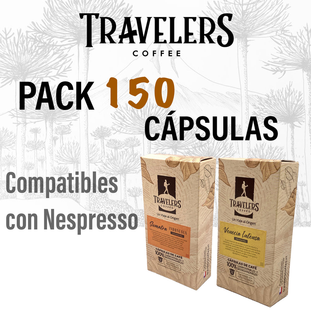 Pack Mix 150 Cápsulas para Nespresso