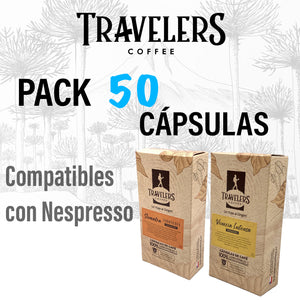 Pack Mix 50 Cápsulas para Nespresso