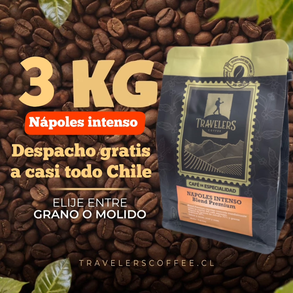 Café 3 Kilos Nápoles Intenso Blend Premium