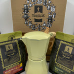 Coffee Box Regalo Cafetera Italiana Petra 6 Tz + Duo Pack de café